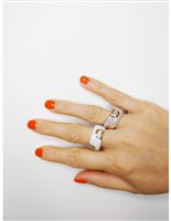 Anello Damiani Donna D.Icon in Ceramica 0.011 Ct 20082224 - 20082224